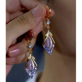 Luxury Opal Drop Earrings